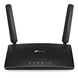 TP-Link Archer MR200 Cat4 + AC750 Mbps Dualband 4G LTE WLAN Router (150 Mbit/s im Download, simultanes Dualband, 300 Mbit/s 2,4GHz + 433 Mbit/s 5GHz, frei konfigurierbarer LAN/WAN-Port) schwarz