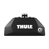 Thule Evo Flush Rail Fuß Für Fahrzeuge 4er-Pack Schwarz Black One-Size