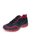 Camp David Herren Power Sneaker im Materialmix mit XL-Logo Navy/Red 44