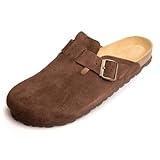 BOnova Wesel Veloursleder Clog. Premium Hausschuh für Damen und Herren in 4 Farben.