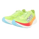 HOKA ONE ONE Unisex-Erwachsene Rocket X 2 Sneaker, Salat/Solar Flare, 9.5 Women/8.5 Men