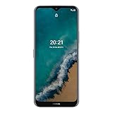 Nokia G50 5 G Smartphone mit 6,82 Zoll-Display (17,3 cm) HD+, Android 11, 4 GB RAM/64 GB ROM, 5000 mAh Akku, 48 MP Dreifachkamera, 18 W Schnellladefähigkeit, Video-Selfie-Stabilisierung, Blau