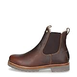 Panama Jack Herren Chelsea Boots Burton Igloo, Männer Stiefeletten,Lammfell,Ohne Verschluss,uebergangsstiefel,flach,Kastanienbraun,43 EU / 9 UK