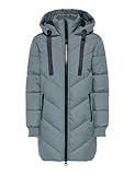 JdY Damen JDYSKYLAR Padded Hood Jacket OTW NOOS Jacke, Chateau Gray/Detail:Black, L