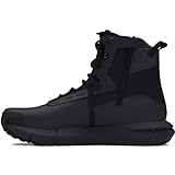 Under Armour Herren Ua Charged Valsetz Wp Zip Taktische Militärstiefel, Schwarz, Schwarz, Tiefgrau, 42 EU