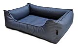 Lebon Hundebett Paula Plus - Grau 120 x 90 cm - Sie erhalten 1 Packung/en