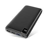 A ADDTOP Power Bank 26800mAh, 22,5W Powerbank USB C Externer Akku mit PD 20W Power Delivery, Tragbares Ladegerät mit 4 Ports kompatibel mit Smartphone, Tablets und mehr