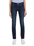 TOM TAILOR Damen 1008146 Alexa Straight Jeans, 10282 - Dark Stone Wash Denim, 28W / 32L EU