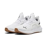 PUMA Unisex SOFTRIDE ENZO 5 Straßen-Laufschuh, White Black, 41 EU