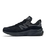 New Balance Unisex-Erwachsene Made in USA 990v6 Sneaker, Schwarz/Schwarz, 13 XX-Wide Women/11.5 XX-Wide Men