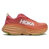 HOKA W Bondi 8, Damen-Turnschuhe, Papaya Koralle, 38.5 EU