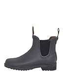 Tretorn Chelsea Classic Kurzschaft Gummistiefel Wasserdicht Natürliches Gummi Unisex (45, Schwarz)