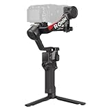 DJI RS 4, 3-Achsen Gimbal-Stabilisator für DSLR- und spiegellose Kameras Canon/Sony/Panasonic/Nikon/Fujifilm, Autom. Achsensperren, 2-Modus-Joystick, Teflon-Achsenarme, Kamera-Gimbal