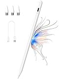 Stylus Stift für Touch Screens mit Magnetischem Design, Kenkor Tablet Stift POM 1,5 mm Feder für Android iOS, Stylus Pen für iPad/Pro/Air/Mini/iPhone/Samsung/Smartphones und Tablets Geräte (Weiß)