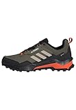 adidas Herren Terrex AX4 Gore-TEX Hiking Shoes Wanderschuhe, Olive Strata/Wonder Beige/Core Black, 46 EU