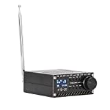 Vollband Funkempfänger AM FM SSB LSB USB Vollband Funkscanner mit Antenne MW SW Band Empfänger ATS‑20 SI4732 USB Aufladung Schwarz Amateurfunk