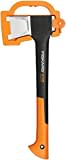 Fiskars Spaltaxt, Inklusive Klingen- und Transportschutz, Länge: 44 cm, Antihaftbeschichtet, Hochwertige Stahl-Klinge/Glasfaserverstärkter Kunststoff-Stiel, Schwarz/Orange, X11–S, 1,1 kg, 1015640