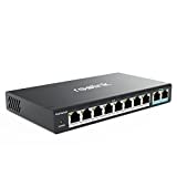 Reolink 8 Ports PoE-Switch, mit 2 Gigabit-Uplink-Ports, bis zu 120W Gesamtleistung für alle PoE-Ports, Netzwerk Switch ideal für Reolink NVR und PoE-IP-Kameras, IEEE802.3af/at, Unmanaged, RLA-PS1