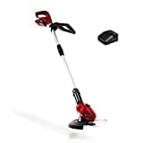 Einhell Akku-Rasentrimmer GE-CT 18 Li Kit Power X-Change (Li-Ion, 18V, Motorkopf drehbar, Flowerguard, inkl 20 Kunststoffmesser, inkl. 2,0Ah Akku und Ladegerät)