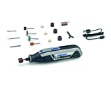 Dremel Lite 7760 Akku Multifunktionswerkzeug 3.6V, Set mit 15 Zubehörteilen, Variable Drehzal 8.000-25.000 U/min - zum Schnitzen, Gravieren, Schleifen, Schärfen, Reinigen, Polieren, Schmirgeln