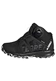 adidas Terrex BOA Mid RAIN.RDY Hiking Shoes Trailrunning-Schuhe, core Black/FTWR White/Grey Three, 36 2/3 EU