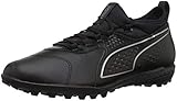 PUMA Herren One 3 LTH Turf Trainer Fußballschuh, Black Black Schwarz, 41 EU