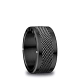 BERING Herren Ring in Schwarz glänzend - Arctic Symphony Collection mit Edelstahl - Arve 12