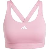 adidas Women's TLRDREACT Training High-Support Bra Sport-BH, Bliss pink, M A-B