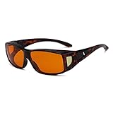 Eyekepper Anti Blaulicht Lesebrille Orangefarbene Linse Mit Zusätzlichen Linsen Schutzbrille Fit over Brillen -Schildpatt