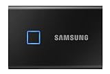 Samsung Portable T7 Touch 2TB SSD Externe Festplatte USB 3.2 Gen 2 Schwarz MU-PC2T0K/WW