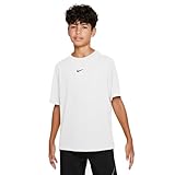 Nike Jungen Oberteil B Nk Df Multi Ss Top, White/Black, DX5380-100, L