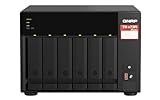 Qnap NAS + Switch Bundle QNAP TS-673A + QSW-1105-5T | Upgrade to 2,5GbE Networking, 6-Bay 3,5"/2,5"-inch SATA, AMD Ryzen CPU