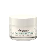 Aveeno CALM+RESTORE Feuchtigkeitsspendende Hafer Tagespflege (50 ml), parfümfreie 24 Stunden Feuchtigkeitspflege, beruhigt sofort empfindliche Haut, mit präbiotischem Hafer & beruhigendem Mutterkraut