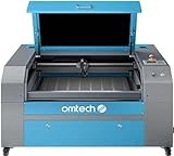 OMTech CO2 Laser Graviermaschine 60W Gravurmaschine 700 x 500mm Laserengraver mit digitalem Bedienfeld RDWorks & Wheels kommerzielle Laserschneider-Schneideätzmaschine