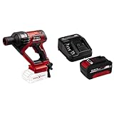 Einhell Akku-Druckreinigerpistole Hypresso 18/24 Li Power X-Change (18 V, 24 bar, zur mobilen Reinigung und Bewässerung, 240 L/h, inkl. Zubehör, inkl. 4,0 Ah Akku und Ladegerät)