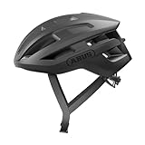 ABUS Rennradhelm PowerDome - leichter Fahrradhelm mit cleverem Belüftungssystem und aerodynamischem Profil - Made in Italy - für Damen und Herren - Schwarz, Größe M