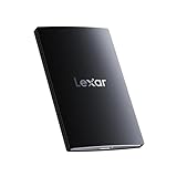 Lexar SL500 Externe SSD 1TB, USB 3.2 Gen2x2 Portable SSD, bis zu 2000 MB/s Lesen, 1800 MB/s Schreiben, Tragbare SSD für iPhone15-Serie/Mac/PS5/XBOX/Laptop/PC und Spielkonsole (LSL500X001T-RNBNG)