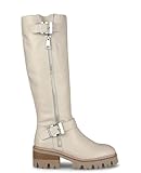 Alma en Pena I23572 NAPA ICE Stiefel mit seitlichem Reißverschluss, silber, 37 EU