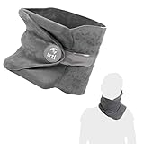 trtl Travel Pillow Grau | Nackenkissen für Flugzeug & Auto | Ergonomisches Reisekissen | Einzigartiges Stützsystem | Waschmaschinenfest