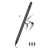 Stylus Stift für Touch Screens POM Feder Magnetic Tablet Stift Type-C Tablet Stylus Pen Kompatibel mit Pad/Pad Pro/Samsung und Anderen iOS/Android Smartphone und Tablet Geräten (Schwarz)