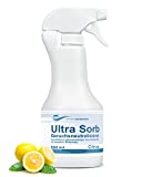 ULTRA SORB Citrus Geruchskiller - Geruchsneutralisierer für Extremfälle - Geruchsentferner absorbiert hartnäckige Gerüche - Geruchsvernichter direkt anwendungsbereit - AK VARIOCHEMIE, Made in Germany