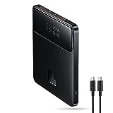 Baseus Powerbank, 20000mAh 100W PD Schlanker externer Akku QC 4.0 Schnellladegerät, Blade HD Power Bank für Laptops, MacBook, iPad, iPhone 15, Switch, Steam Deck, Samsung Galaxy, AirPods Ausführung