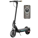 Sunclimb E Scooter S9 Serie, Faltbarer E Roller Offroad, Fährt 40-80 Km, Mit Doppelter Stoßdämpfung Vorne und Hinten,EABS & V/H-Scheibenbremse, Elektroroller, 352 lbs Tragkraft (Black)