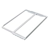 LUTH Premium Profi Parts Glasplatte kompatibel mit Bosch 00743197 zweigeteilt 443x430mm für Kühlschrank Kühlgefrierkombination