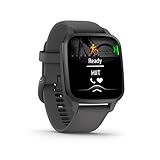 Garmin Venu Sq 2 - GPS-Fitness-Smartwatch mit 1,4" AMOLED Display, Schlafanalyse mit Sleep Score und über 25 Sport-Apps. 24/7 Gesundheitsdaten, Garmin Pay, bis zu 11 Tage Akkulaufzeit und wasserdicht.