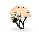 Scoot & Ride Unisex Jugend Leopardenmuster Scoot and Ride Helm, XXS-S(45-51cm), Leopard