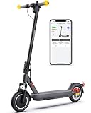 5TH WHEEL V40PRO E-Scooter, 10 Zoll Elektroroller für Erwachsene, Elektroroller mit Straßenzulassung (ABE), Max.20 KM/H, Vierfache Stoßdämpfung, APP-Verbindung, Faltbar, LED-Display