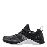 NIKE Herren Metcon Flyknit 3 Triathlonschuhe, Mehrfarbig, Schwarz/Weiß/Mattes Silber 001, 45 2/3 EU