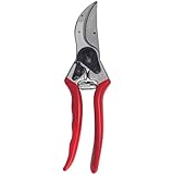 FELCO 2 Gartenschere (Schnitt-ø 25 mm, Rebschere für große Hände, Länge 215 mm, Rebschere mit Saftrille, ergonomische Griffe)