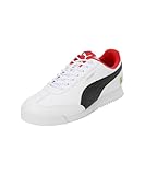 PUMA Unisex Ferrari Roma Via Sneaker, White Black, 41 EU